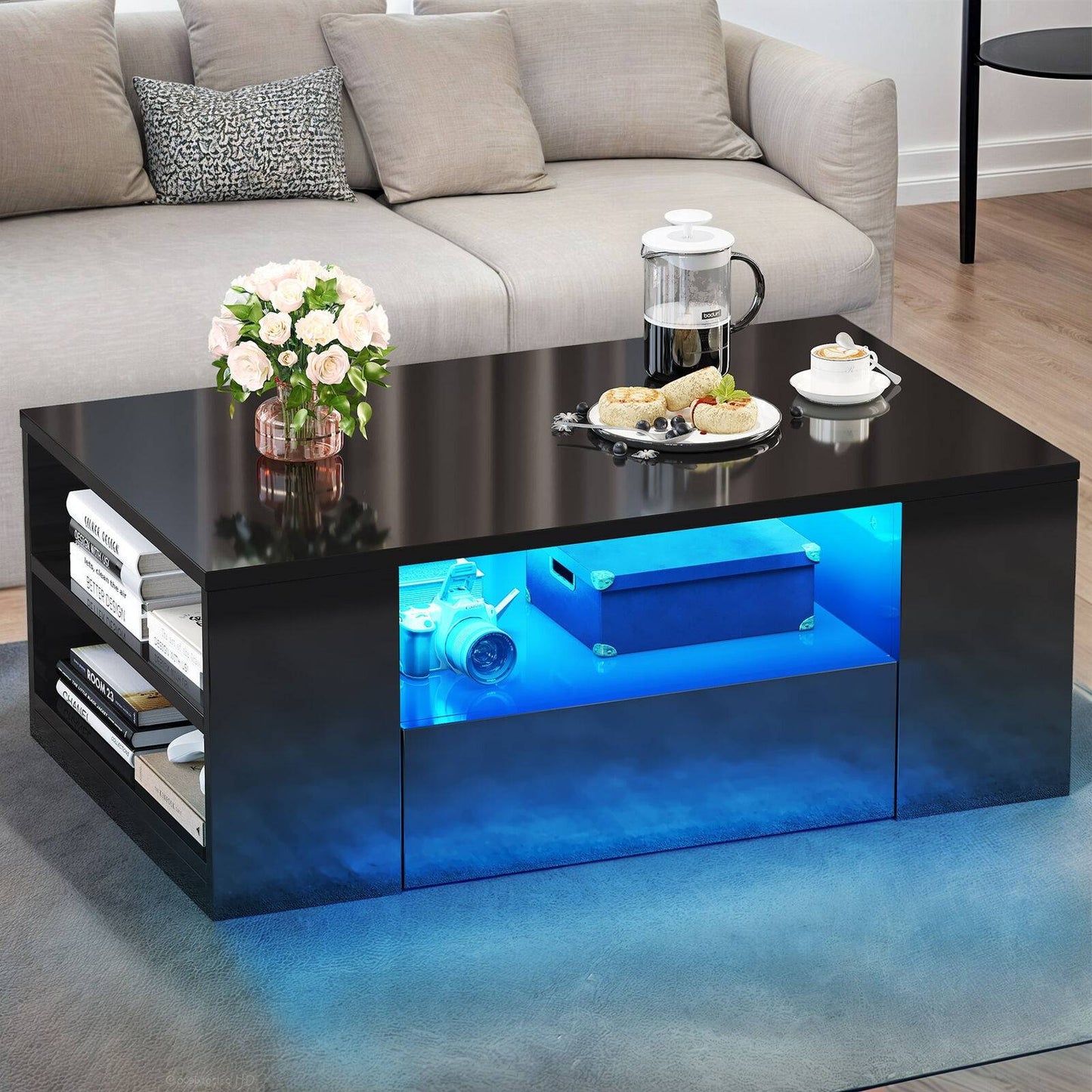 Modern Wooden Living Room Table
