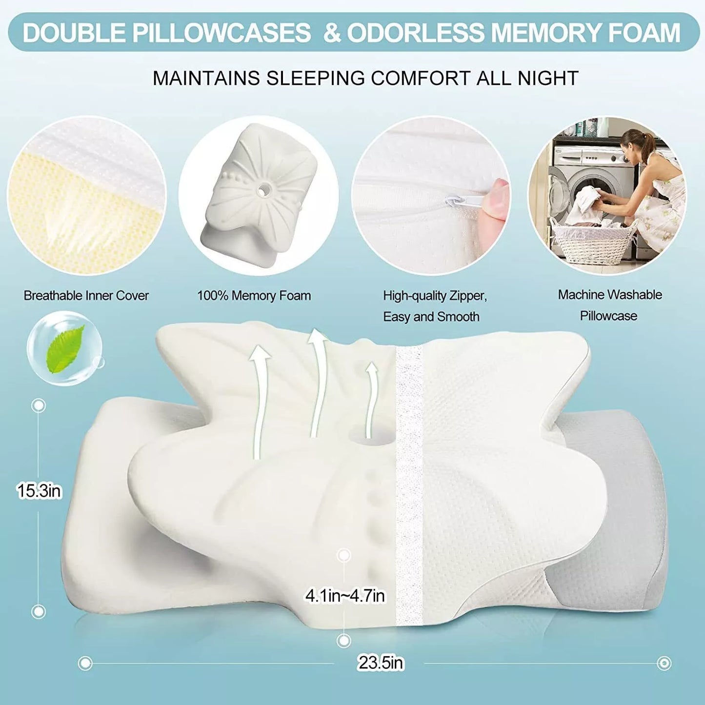 Contour Support Neck Sleep Pillow
