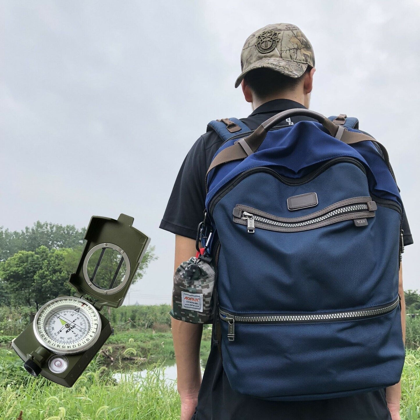 Tactical Waterproof Compass for Hiking and Outdoor Use