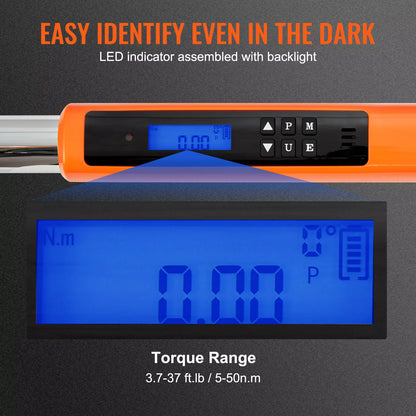 Heavy Duty 3/8 Digital Torque Wrench Set