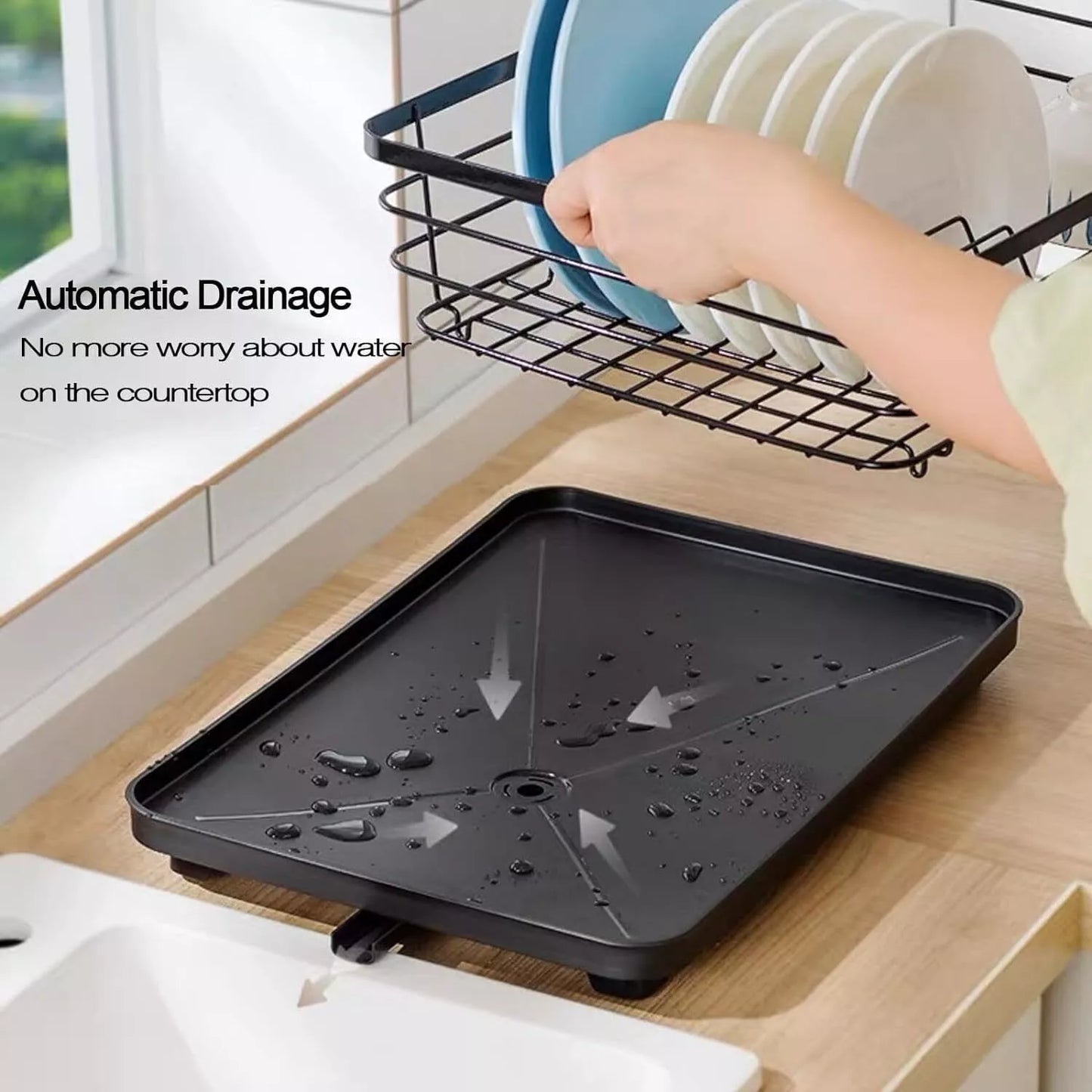 Space Saving Kitchen Dish Rack