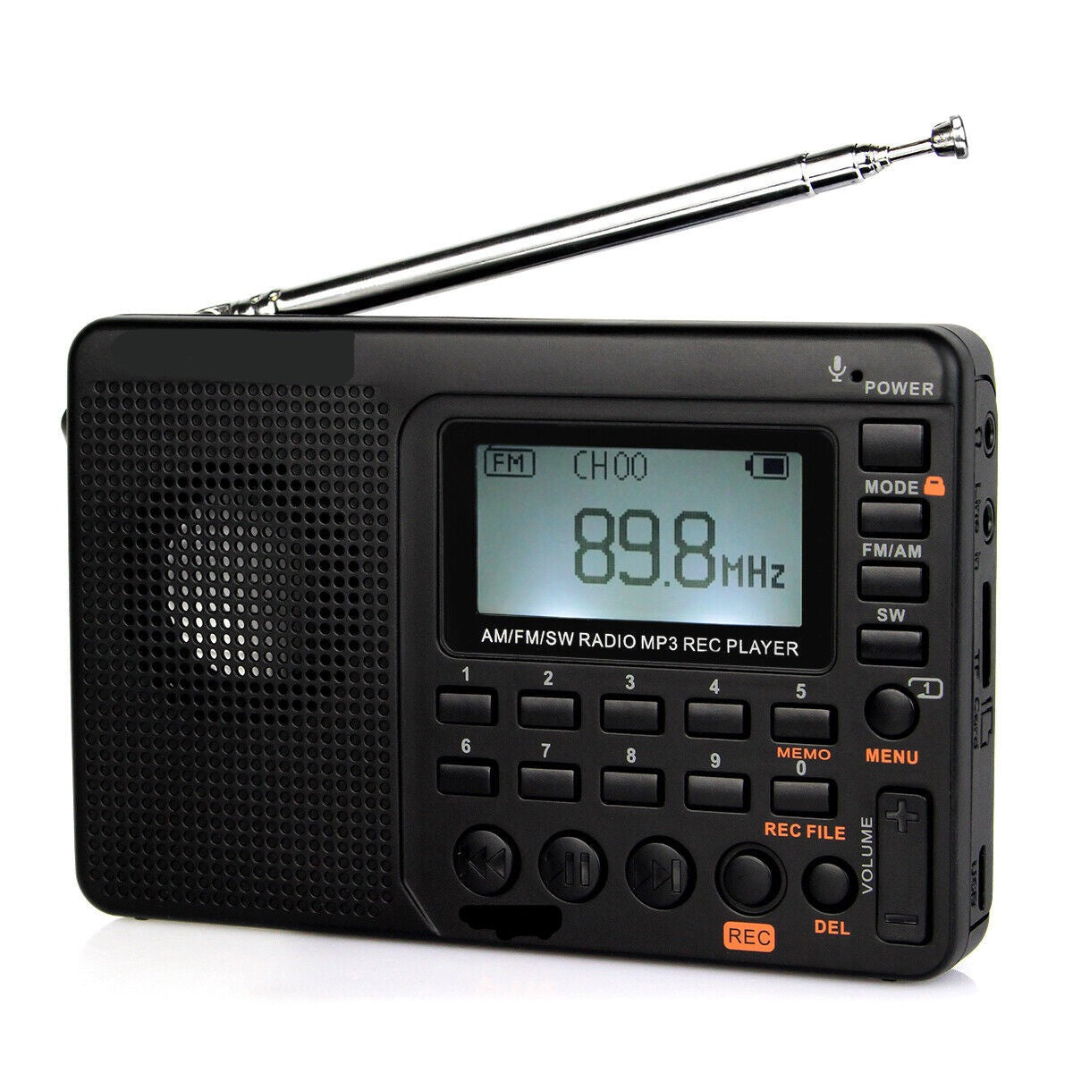 Compact Portable AM FM Radio Speaker