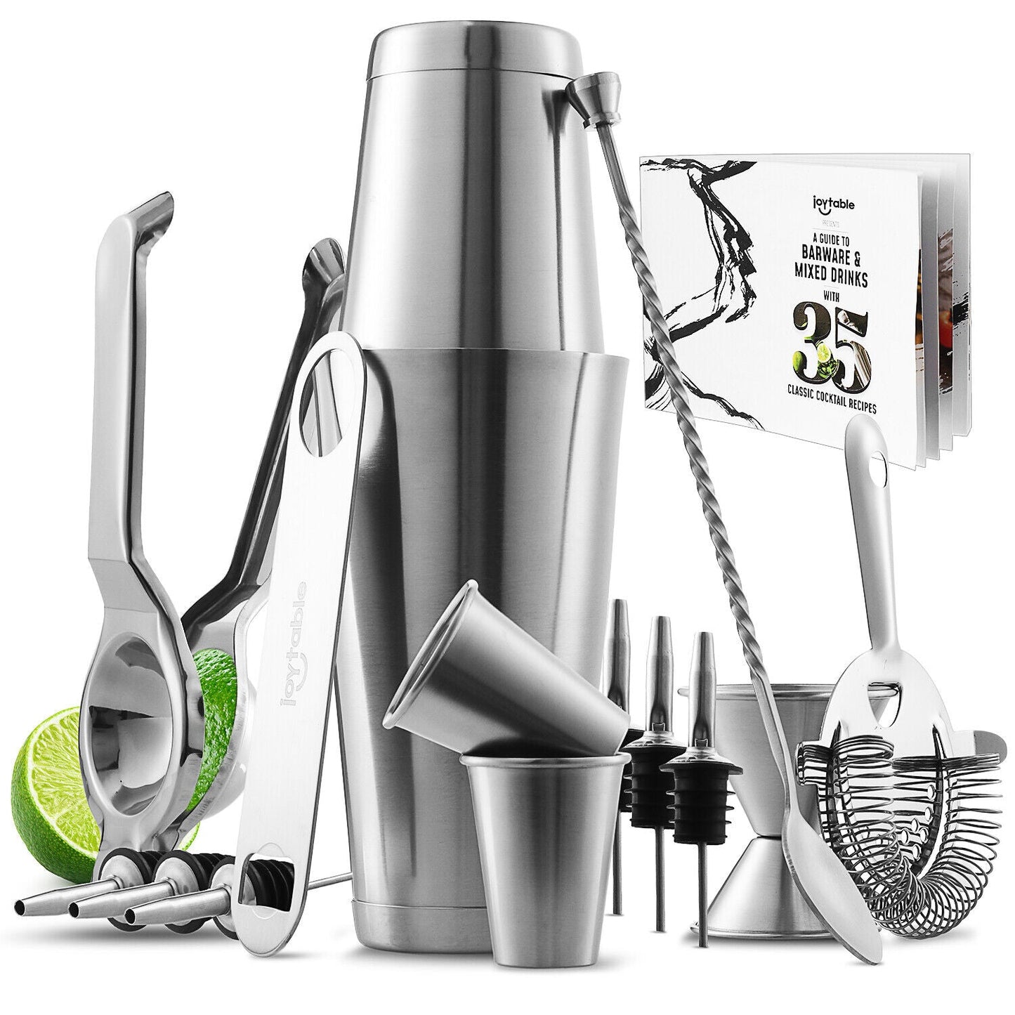 Premium 16 Piece Home Bar Cocktail Set