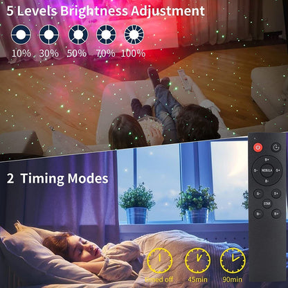 Colorful Space Projector Night Lamp