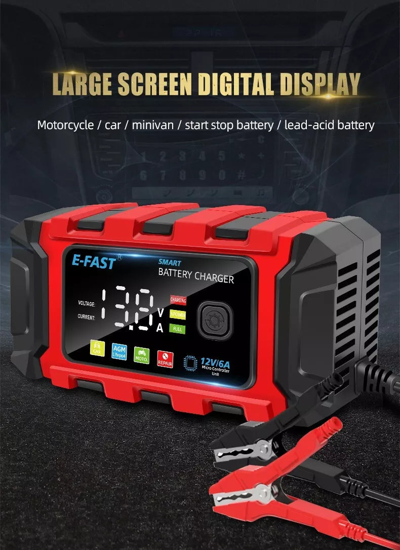 Fast Auto Battery Power Charger