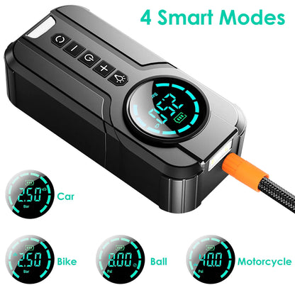 Compact Auto Tire Inflator Pump