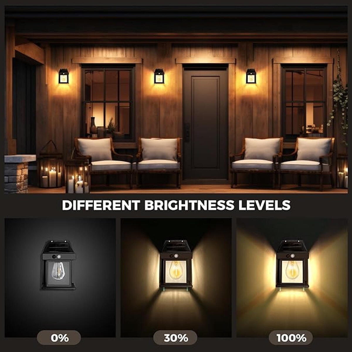 Motion Sensor Exterior Wall Lamps