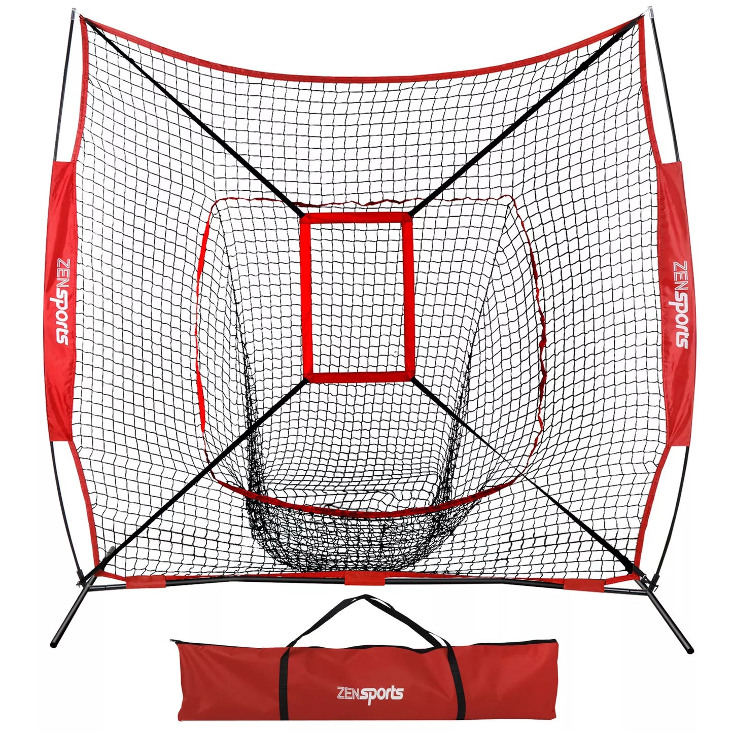 Portable Pitching Target Training Net