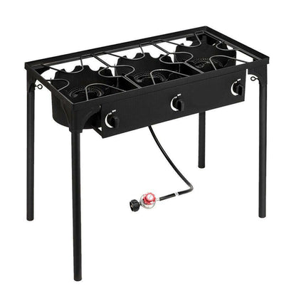 Compact Gas Camping Stove Portable Outdoor Cooker Grill