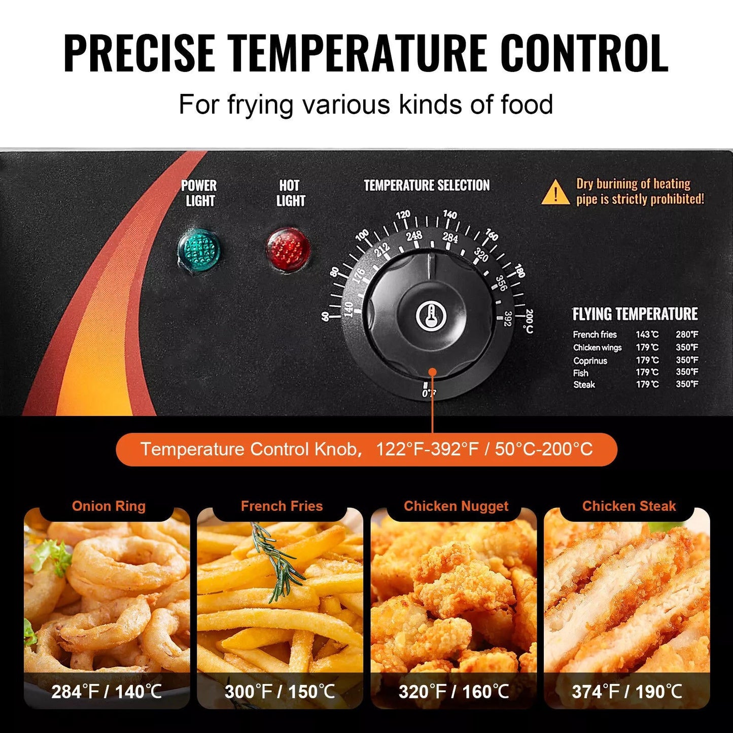 Large Electric Deep Fat Fryer