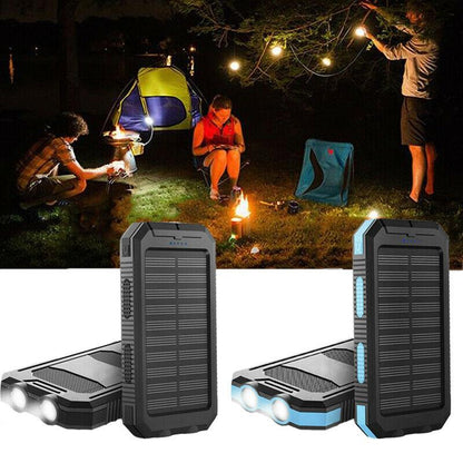 High Capacity Solar Portable Power Bank Charger Outdoor