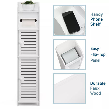 Freestanding Bathroom Toilet Paper Storage Holder