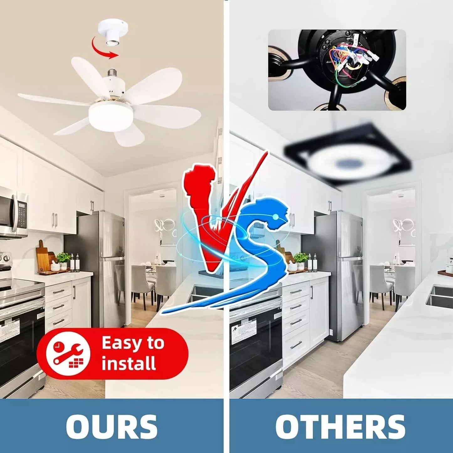 Recessed Ceiling Fan With Lighting