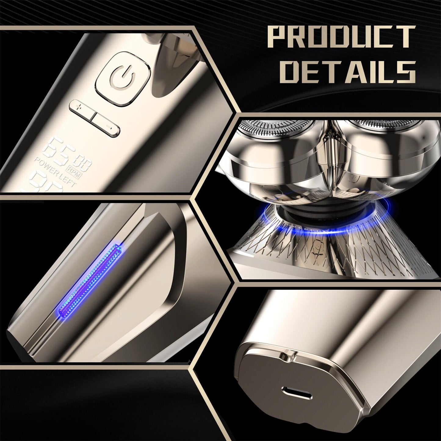 Smooth Bald Head Razor Shaver