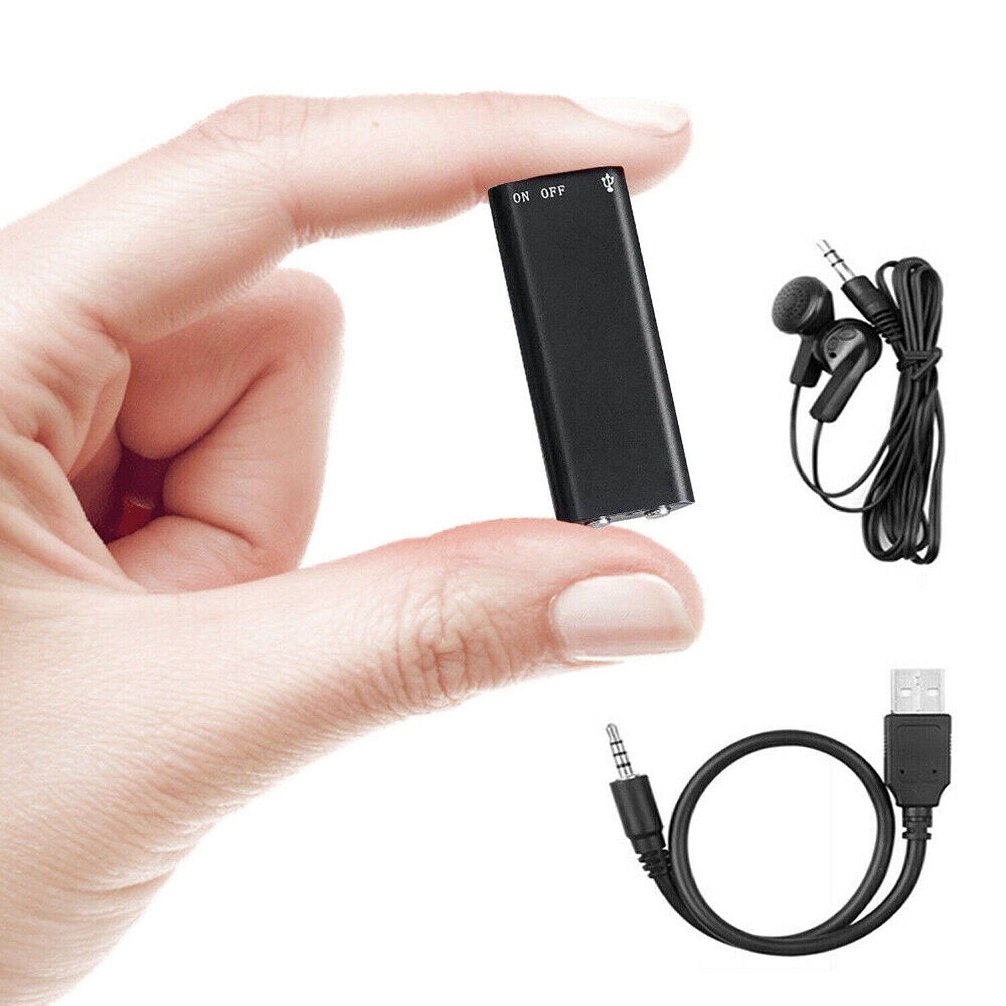 Small Spy Audio Recording Device - Halri