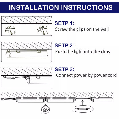 Bright 4FT 6 Pack Commercial LED Lighting