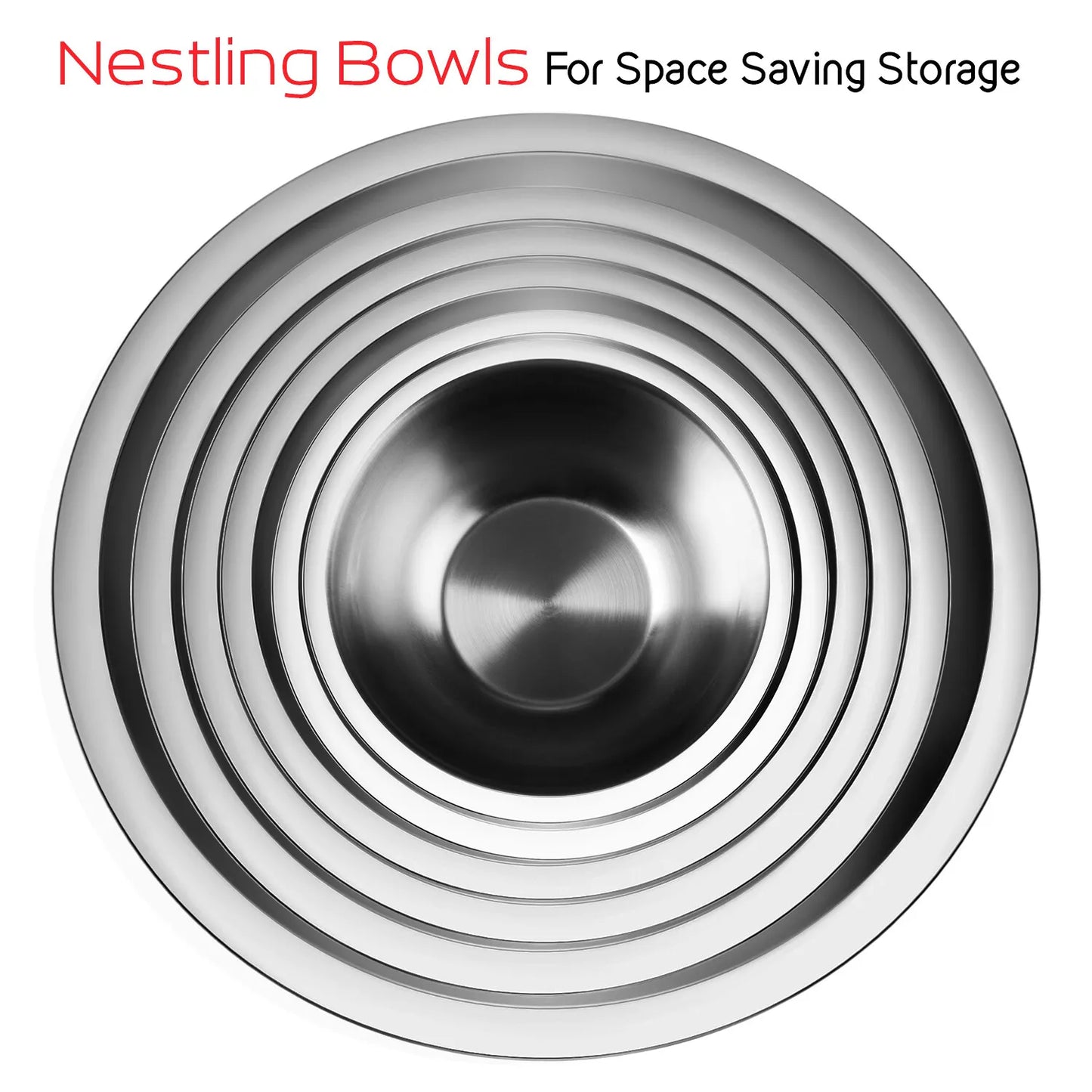Stainless Steel Kitchen Mixing Bowls Set