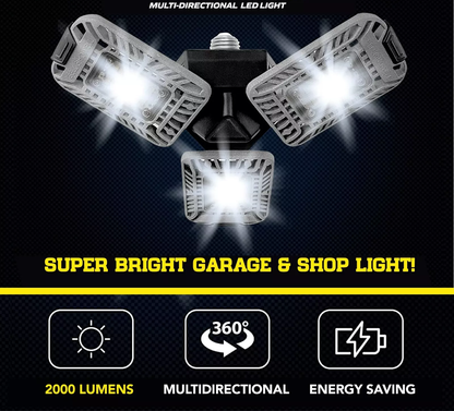 Bright 3 Head Adjustable LED Ceiling Light