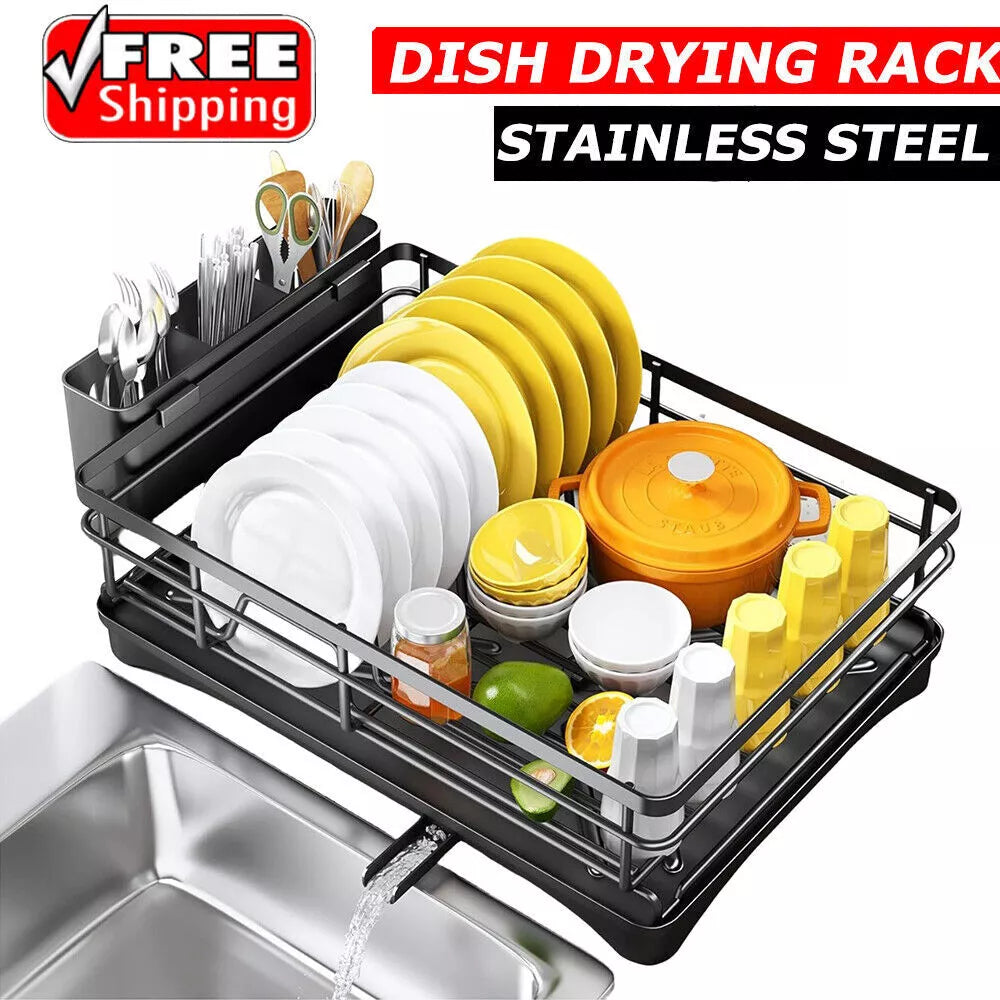 Space Saving Kitchen Dish Rack
