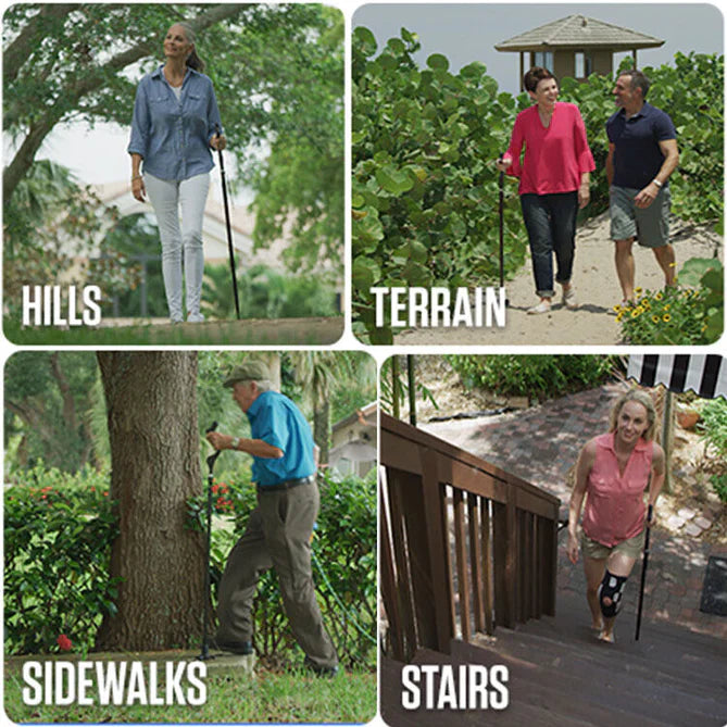 Ergonomic Walking Stick for Elderly Support