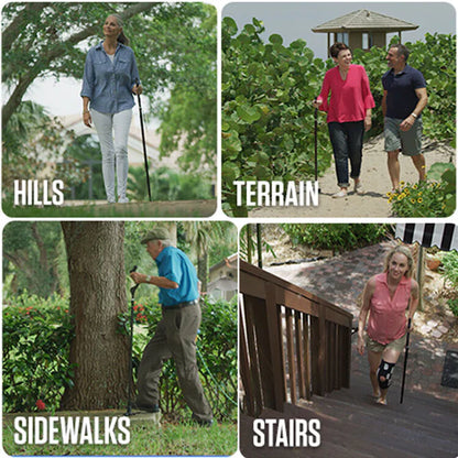 Ergonomic Walking Stick for Elderly Support