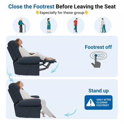Comfortable Power Lift Recliner Chair