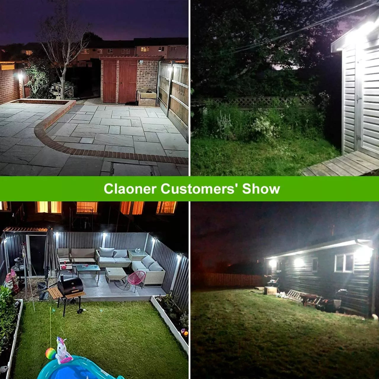 Motion Sensor Solar Powered Outside Wall Light