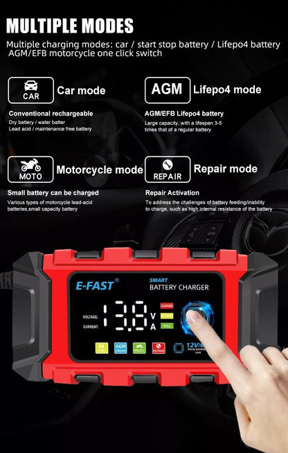Fast Auto Battery Power Charger