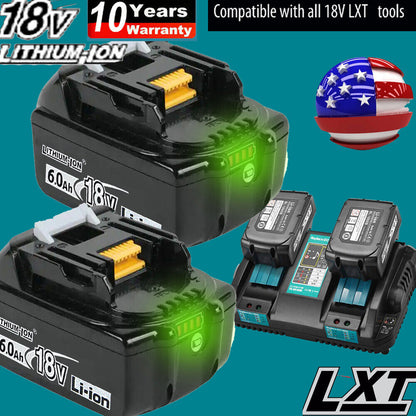 Powerful 18V Lithium Charger For Garden Trimmer Cutter