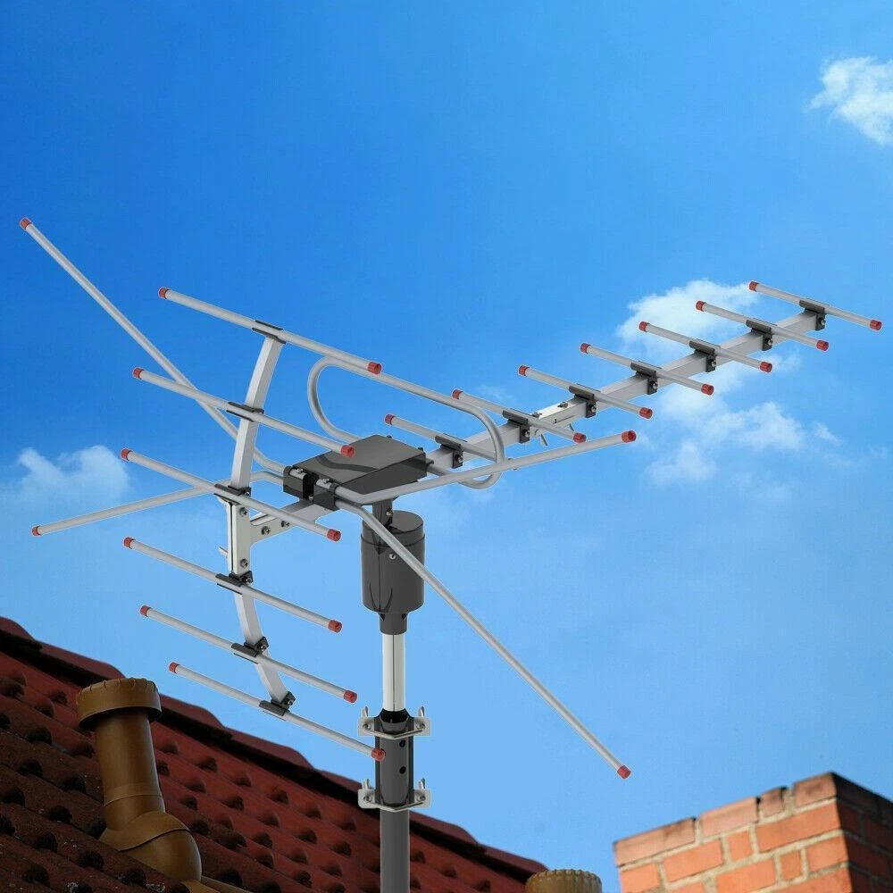 Long Range Digital Outdoor TV Antenna for Free Channels