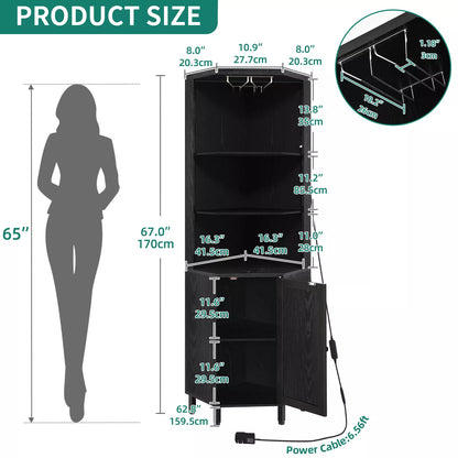 Space Saving Home Bar Cabinet