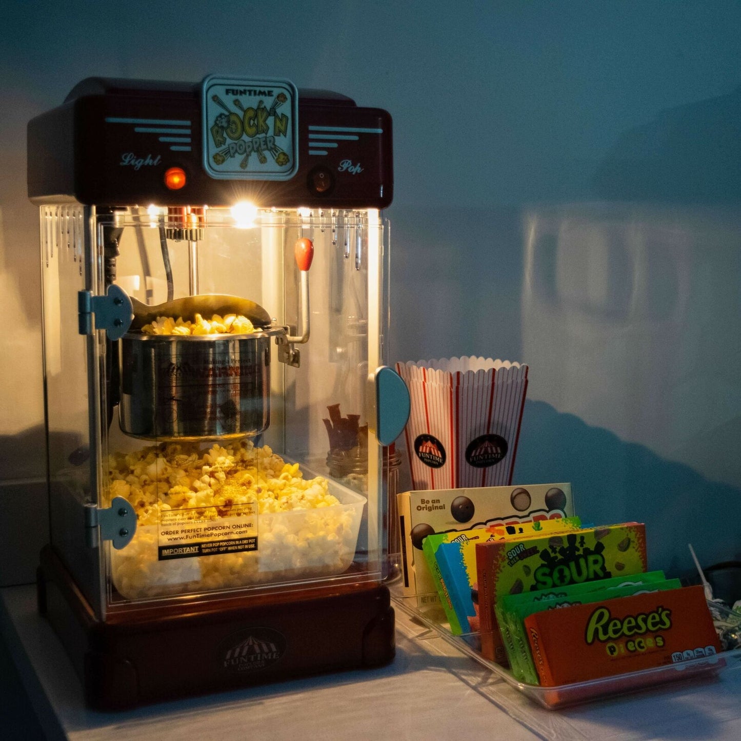 Compact Classic Popcorn Maker Machine