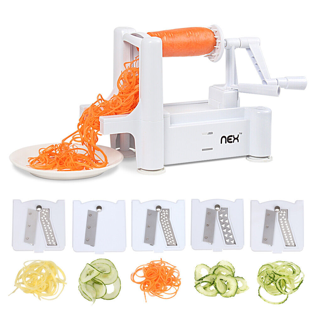 Easy 5-in-1 Veggie Spiralizer Noodle Maker Tool