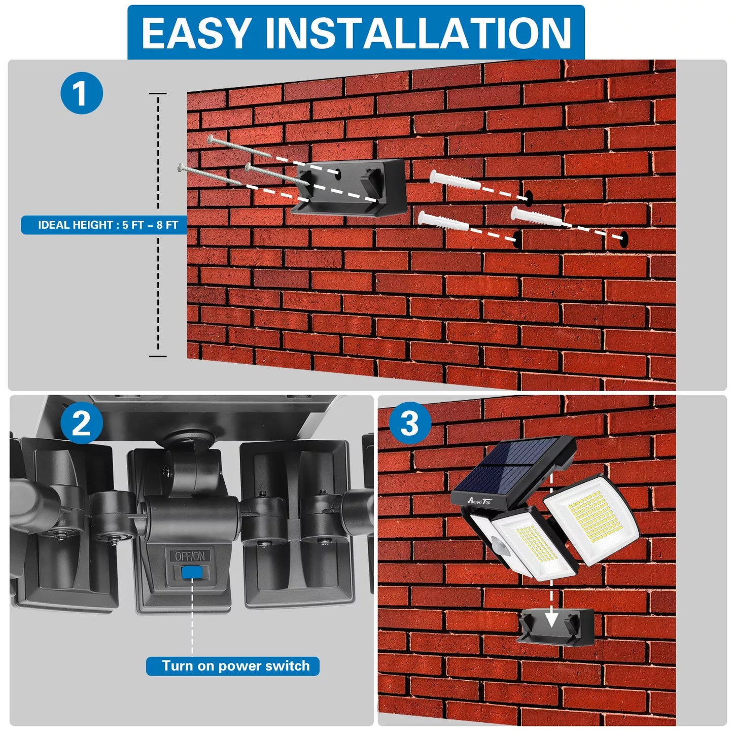 Bright Outdoor Motion Detector Lights