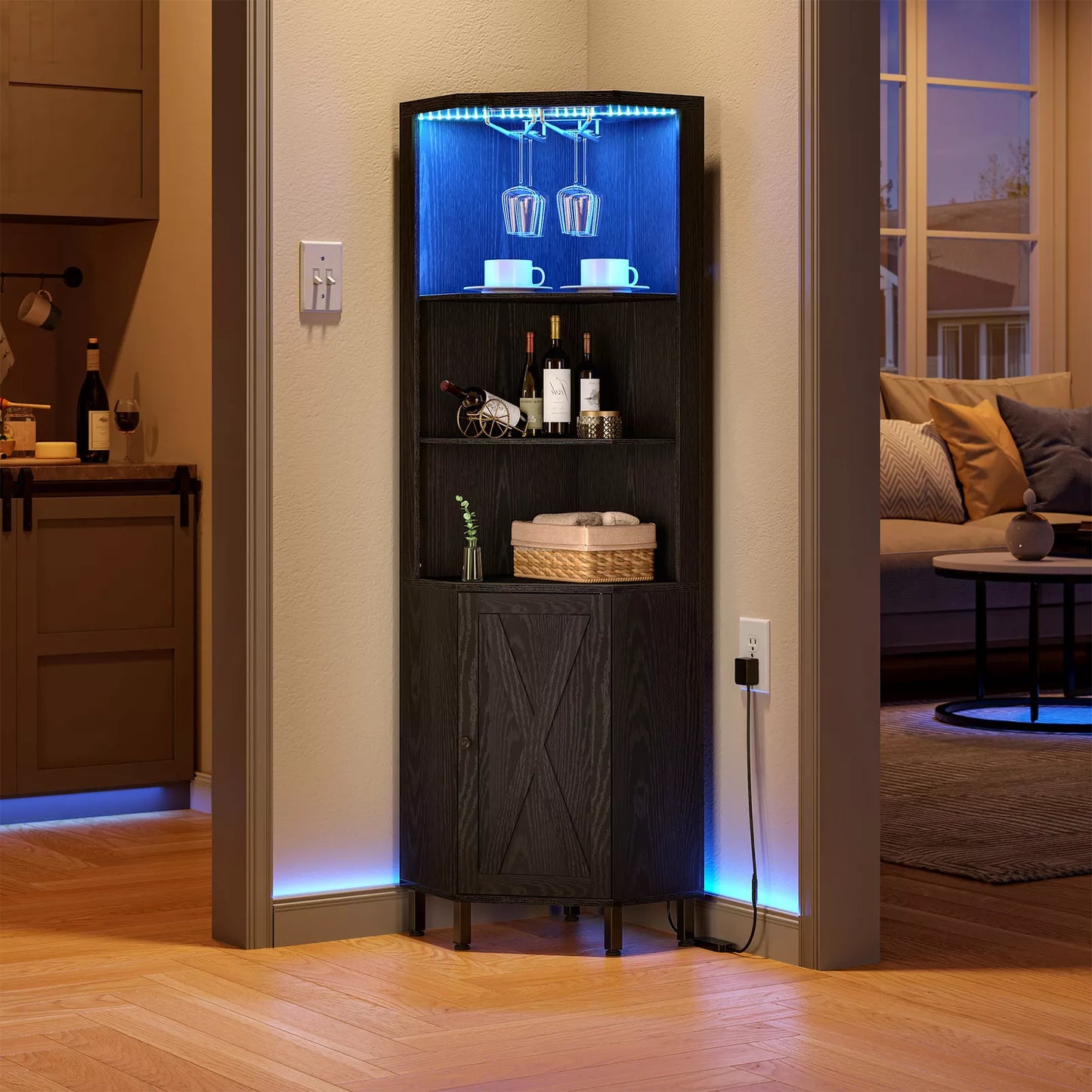 Space Saving Home Bar Cabinet - Halri
