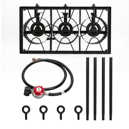 Compact Gas Camping Stove Portable Outdoor Cooker Grill