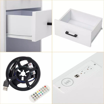 Compact Bedroom Side Table