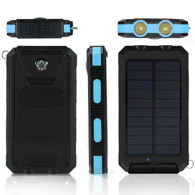 High Capacity Solar Portable Power Bank Charger Outdoor