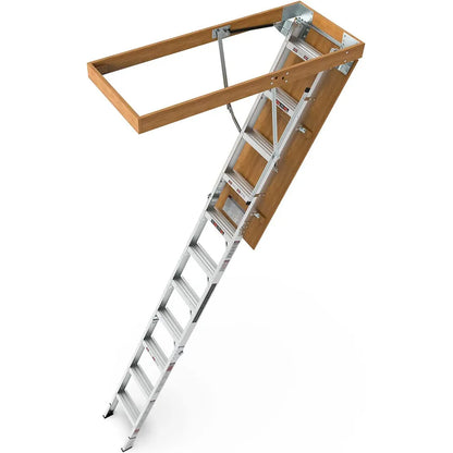 Compact Lightweight Folding Loft Ladder 54 Inch