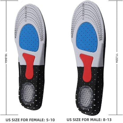 Comfortable Arch Support Insoles for Flat Feet Relief