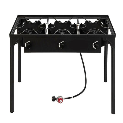 Compact Gas Camping Stove Portable Outdoor Cooker Grill
