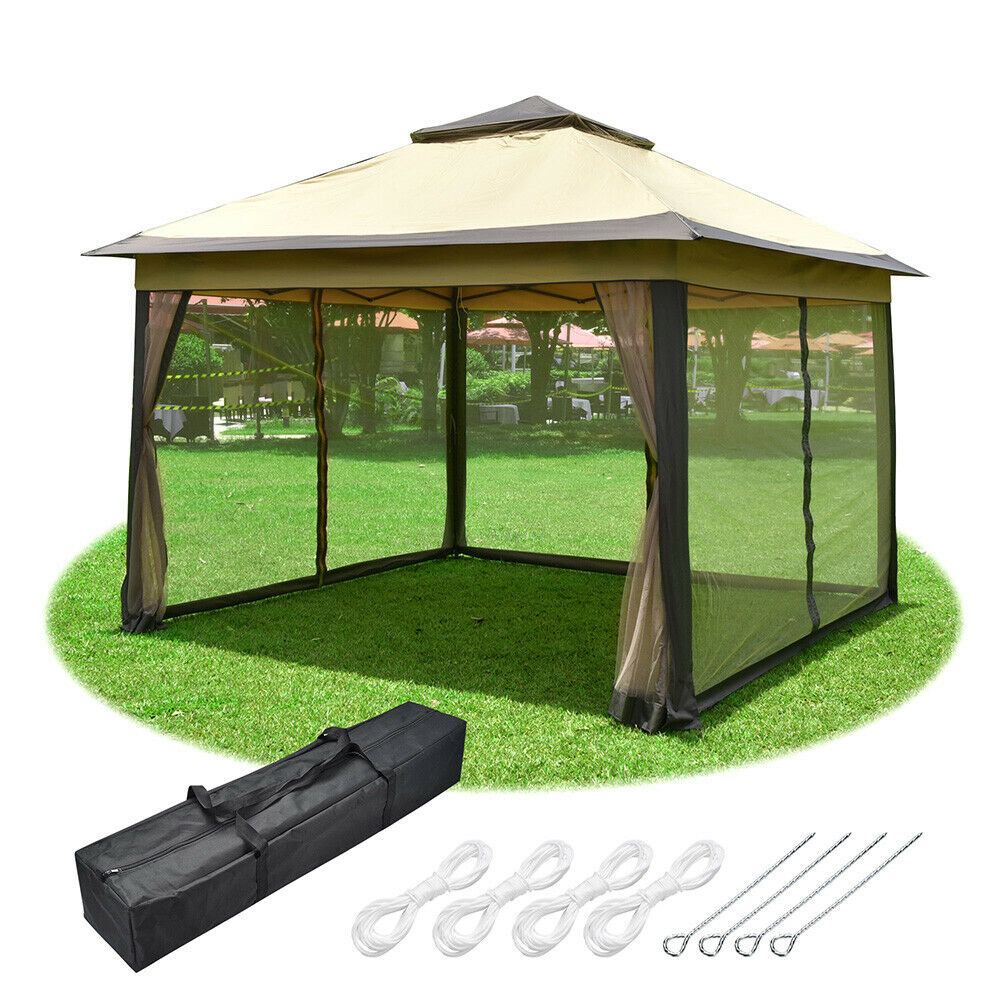 Instant Outdoor Canopy Gazebo 11x11ft Pop Up Shade - Halri