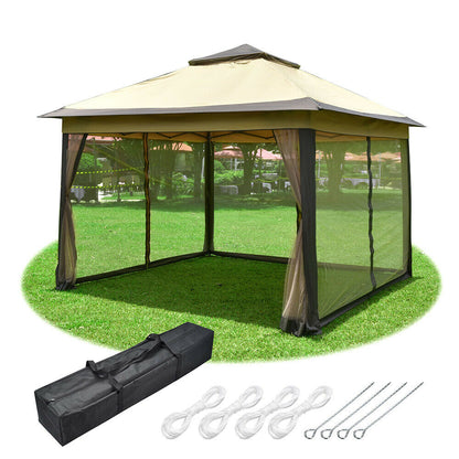 Instant Outdoor Canopy Gazebo 11x11ft Pop Up Shade - Halri