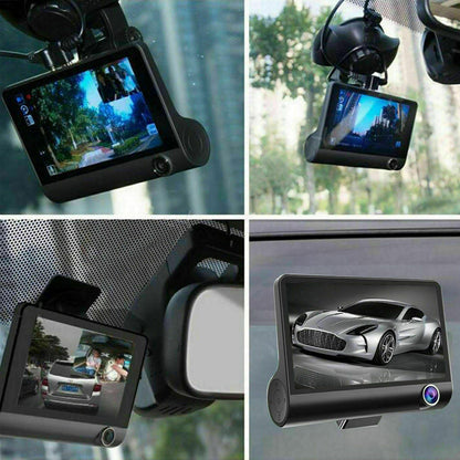 Full HD Dual Lens Car Dash Cam Recorder with G Sensor