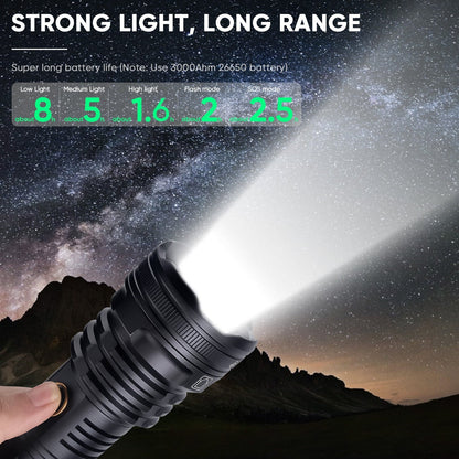 Bright 99000LM Rechargeable LED Torch for Outdoor Camping