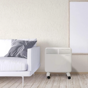 Compact Mobile Electric Heater With Casters