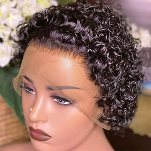 High Quality Curly Bob Lace Front Human Hair Wig