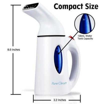 Compact Travel Garment Steamer Wrinkle Remover