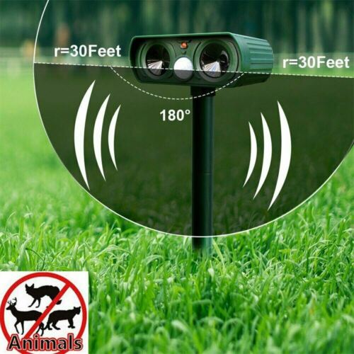 Outdoor Solar Powered Motion Activated Pest Repellent