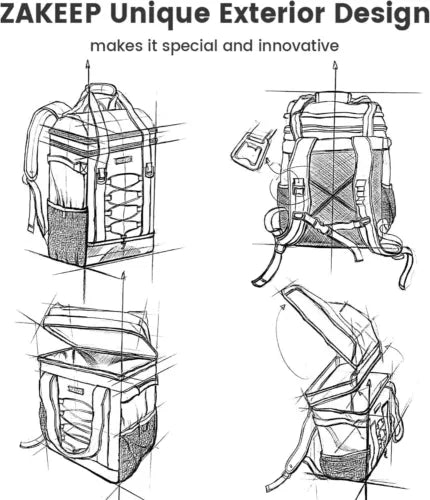 Insulated Lunch Backpack Bag